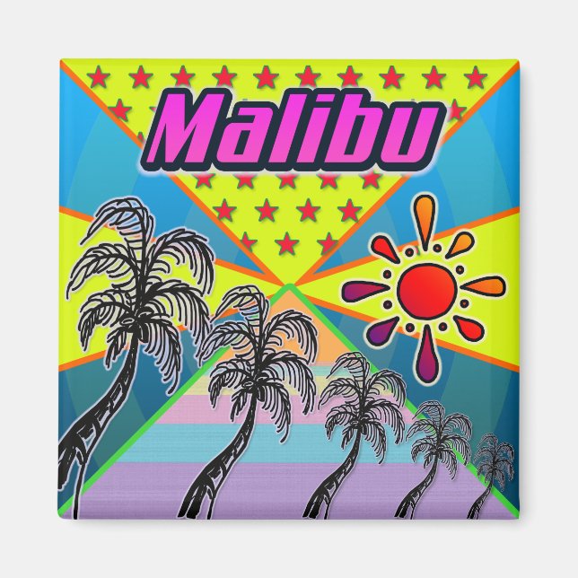 Imã Malibu Freedom Magnet (Frente)