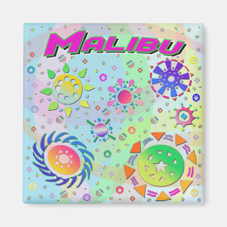 Imã Malibu Seven Suns & Energy Magnet