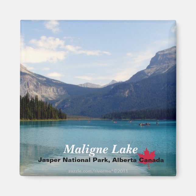 Imã Maligne Lake/Jasper National Park, Alberta Canadá (Frente)