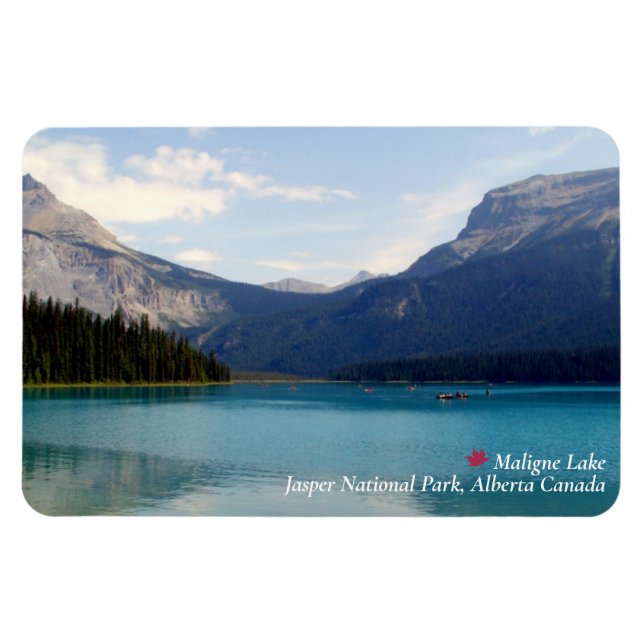 Ímã ©Maligne Lake /Jasper National Park, Canadá (Horizontal)