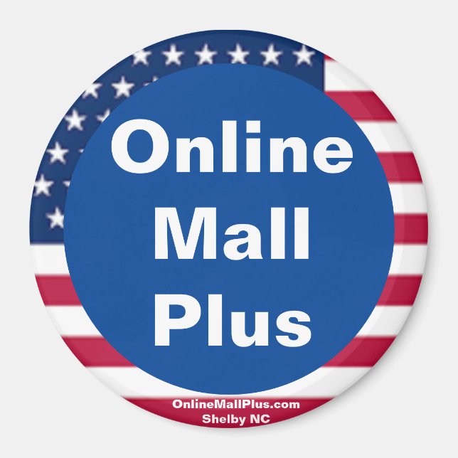 Imã Mall Online Mais Magnet Patriótico (Frente)