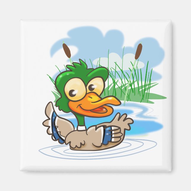 Imã Mallard Duck (Frente)