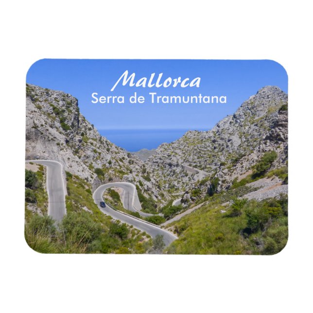 Ímã Mallorca Serra de Tramuntana Souvenir (Horizontal)