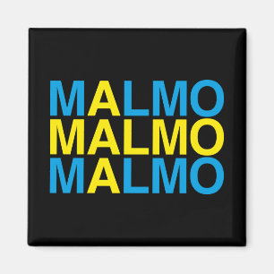Imã MALMO Bandeira Sueca
