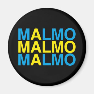 Imã MALMO Bandeira Sueca