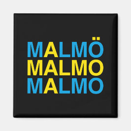Imã MALMO Bandeira Sueca
