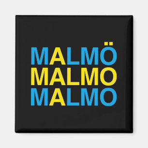 Imã MALMO Bandeira Sueca