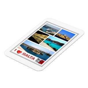 Ímã Malta - I Love -