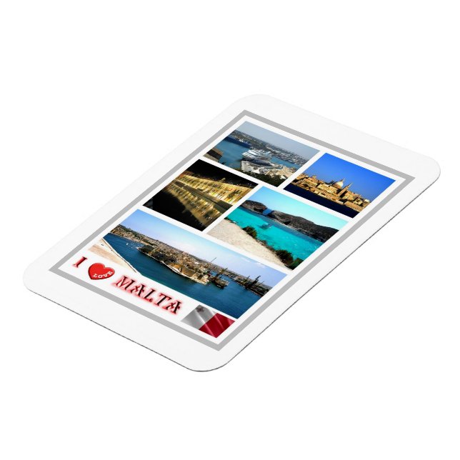 Ímã Malta - I Love - (Left Side)