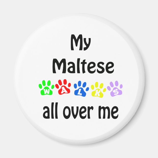 Imã Maltês Walks Design (Frente)