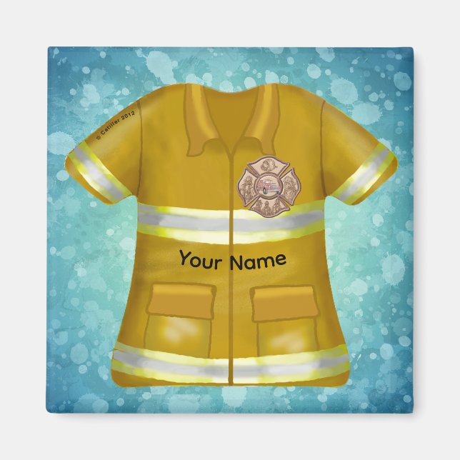 Imã Maltese Cross  Firefighter  (Frente)