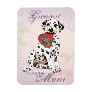 Ímã Mamã Dalmatian do coração