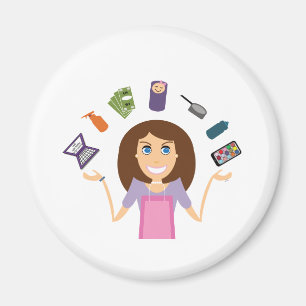 Imã Mamã de mnanipulação (Brunette)