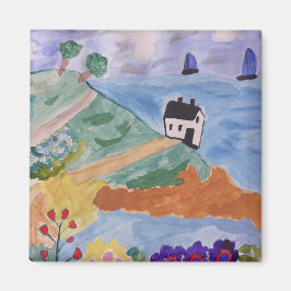 Imã Mama de Verão e Flores