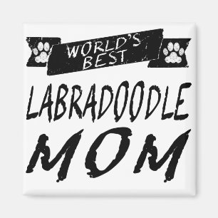 Imã Mamã do Labradoodle do mundo a melhor