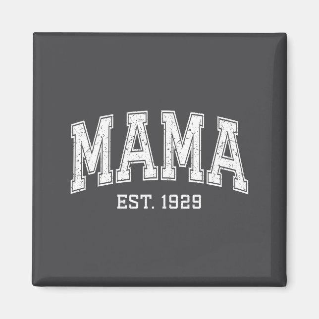 Imã Mama Est 1929 Mom D Mothers Day Ized  (Frente)
