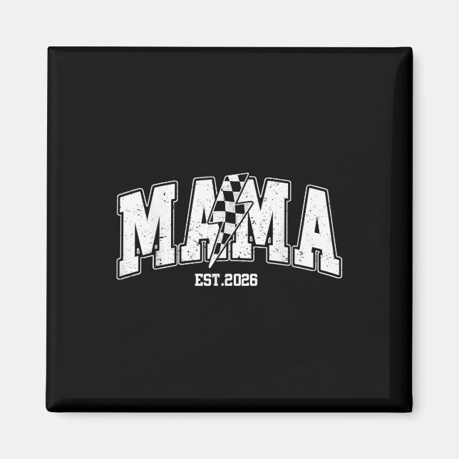 Imã Mama Est 2026 Anúncio de Gravidez Relâmpago (Frente)