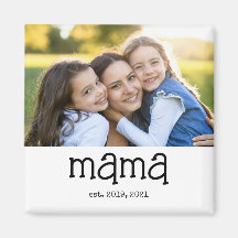 Mama Estabeleceu Presente de Foto