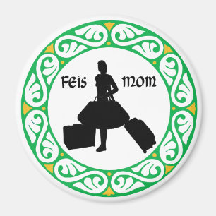 Imã Mamã irlandesa de Feis da dança