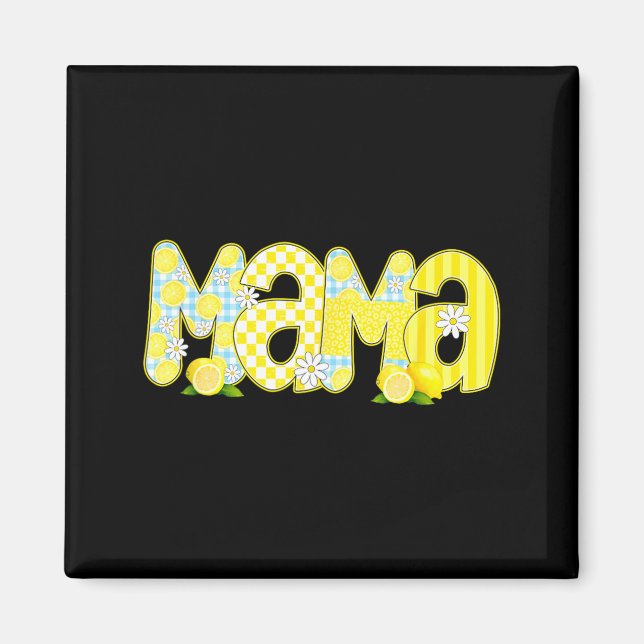 Imã Mama Lemon Daisy Vibrações de Verão (Frente)