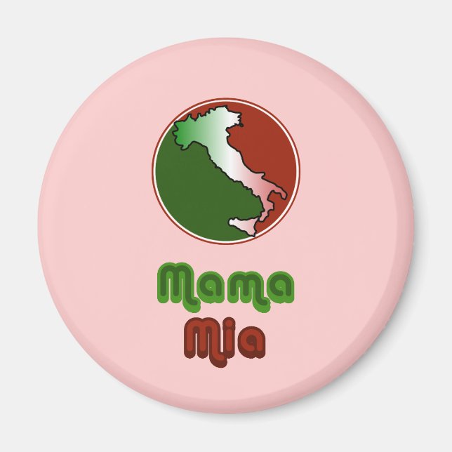 Imã Mama Mia Italiano (Frente)