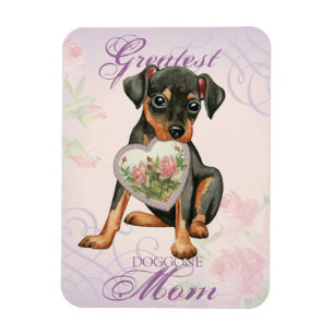 Ímã Mamã mínima do coração do Pin