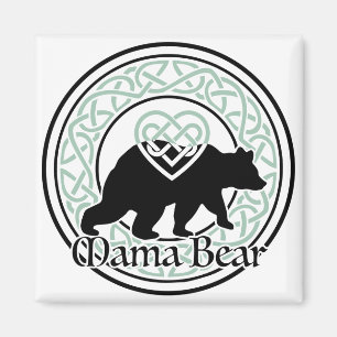 Imã Mama Ursa Círculo Celta de Amor e Força