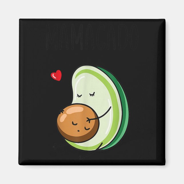Imã Mamacado Avocado Pregnant Mom Pregnancy Avo  (Frente)