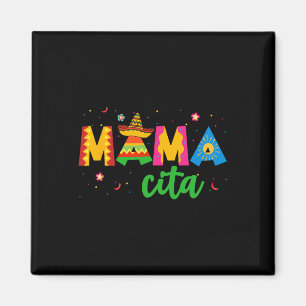 Imã Mamacita Cinco De Mayo Sombrero Mulheres Mama Mãe
