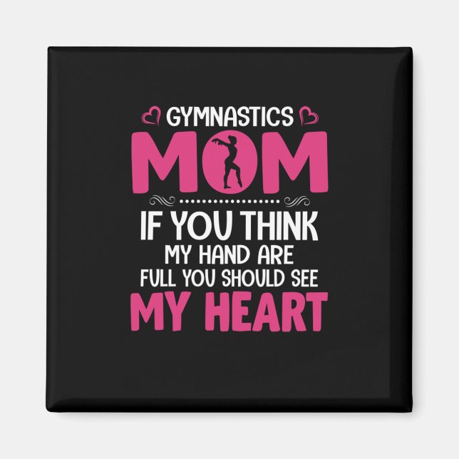Imã Mamãe Art Gymnastics Mãe (Frente)