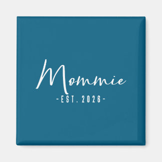 Imã Mamãe Bonita Anúncio de Bebê Mommie Est