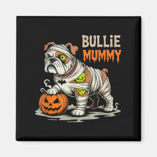 Imã Mamãe Bulldog de Halloween