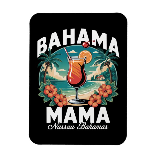 Ímã Mamãe das Bahamas Nassau (Vertical)