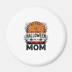 Imã Mamãe de Halloween Meu Primeiro Sombrio Vintage_1