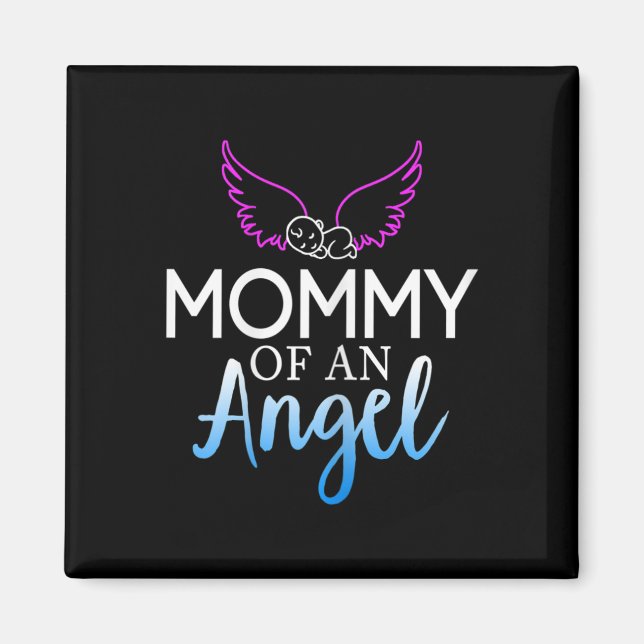Imã Mamãe de um Anjo Mês de Conscientização Sids (Frente)