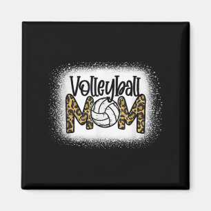 Imã Mamãe de Voleibol Mulher Leopardo Cute Sangrando D