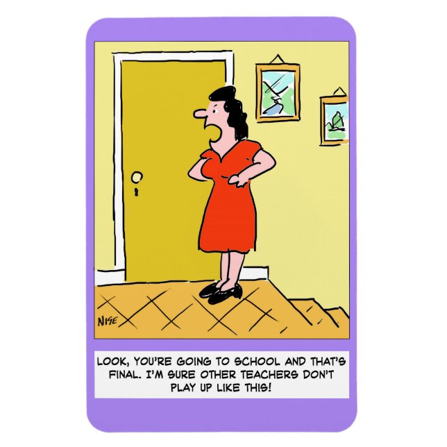 Ímã Mamãe diz ao professor: "Você tem que ir para a es (Vertical)