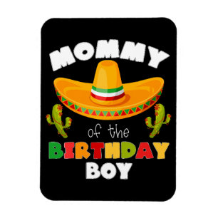 Ímã Mamãe do Menino do Aniversário Cinco de Mayo