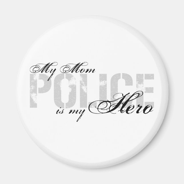 Imã Mamãe É Meu Herói - POLÍCIA (Frente)