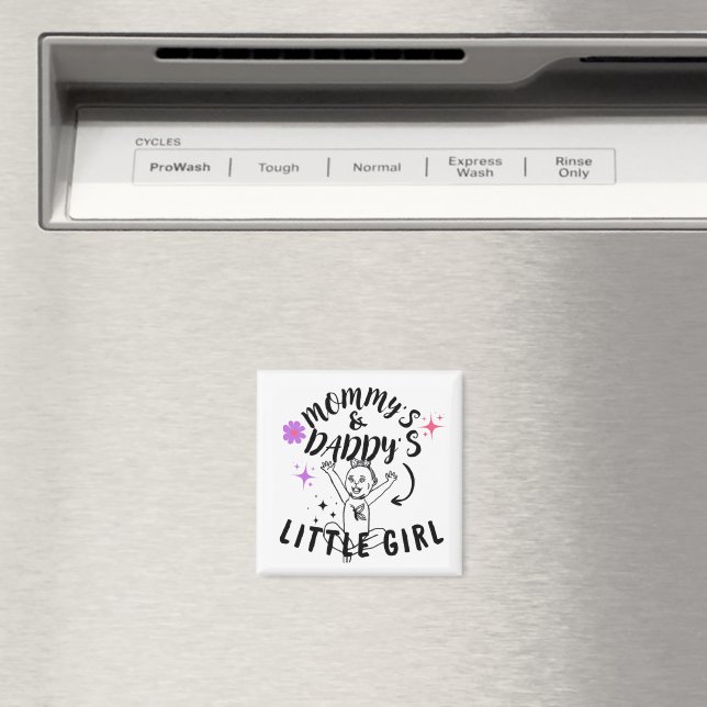 Imã Mamãe e Pai Menina (In Situ (Dishwasher))