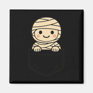 Imã Mamãe Engraçada Pocket Pal Bonita Mummy Halloween