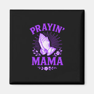 Imã Mamãe Orando Mãe Cristã Religiosa Mãos em Oração