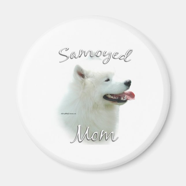 Imã Mamãe Samoyed 2 (Frente)