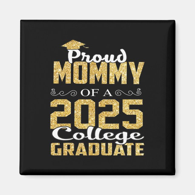 Imã Mamães Orgulhosas Do Formando De Graduação De Cami (Frente)