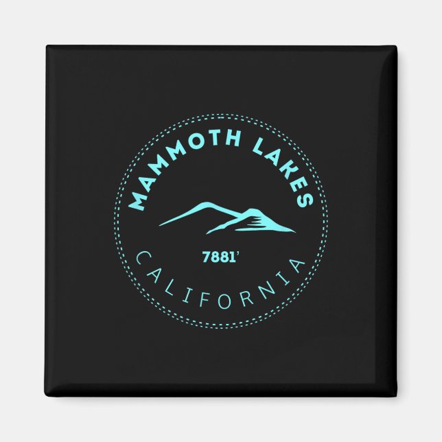 Imã Mammoth Lagos California Mountain Town - Elevação (Frente)