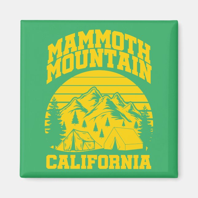 Imã Mammoth Mountain, Califórnia (Frente)