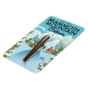 Ímã Mammoth Mountain California para esquiar