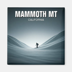 Imã Mammoth Mountain California Skiier Viagem