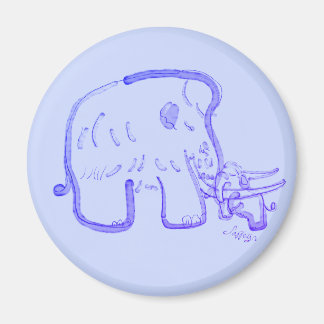 Imã Mamute e vitelo