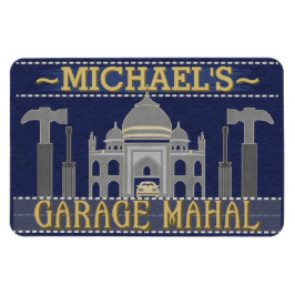Ímã Man Cave Funny Garage Mahal Tools | Nome personali